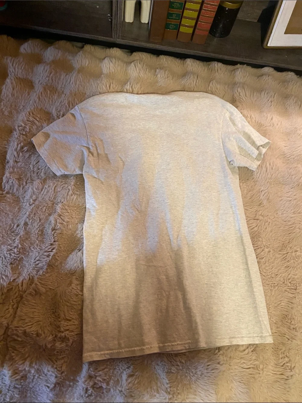 Delta Grey Tee with Orange Vintage Truck Graphic
